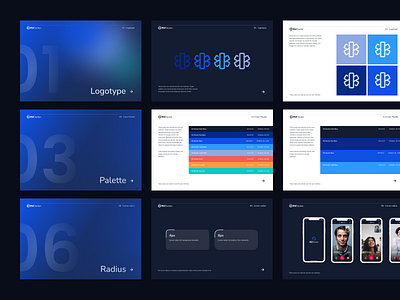 Visual identity guideliness for EU Doctor mobile app