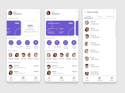 Payment App app design design mobileappdesign money transfer payment payment app paymentdesign ui uidesign