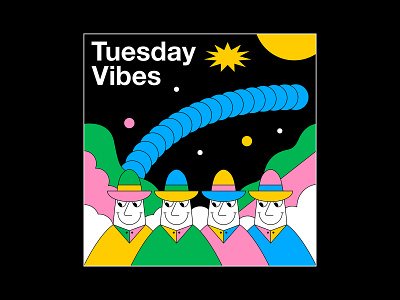 Tuesday Vibes adobe adobe illustrator art art direction artist artwork covid 19 covid19 design design art designer designs itsnicethat photoshop procreate quarantine