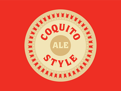 Coquito Beer Badge