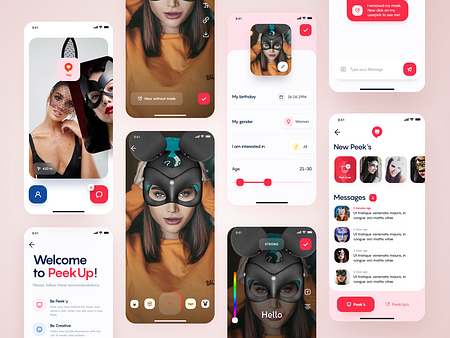 PeekUp - Mobile App by Martin Strba for Outloud on Dribbble