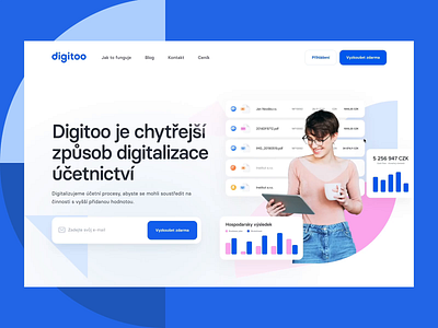 Digitoo.cz branding design landingpage web webdesign website