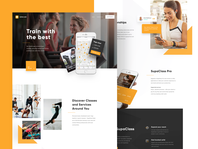 SupaClass - Landing Page