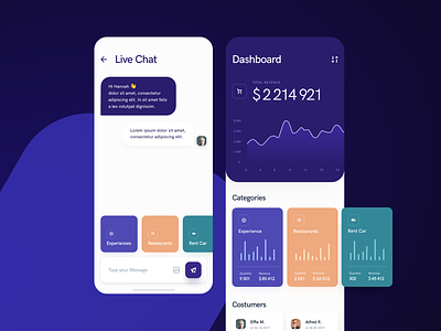 Seller Dashboard & Chat support chat clean dashboard design interface ios mobile sale seller app ui uidesign ux