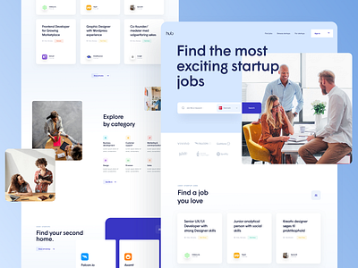 TheHub - Style Exploration 12 colors design homepage interface landing page ui uidesign ux web webdesign website