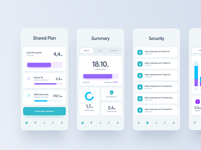 Security Data Manager App by Martin Strba on Dribbble