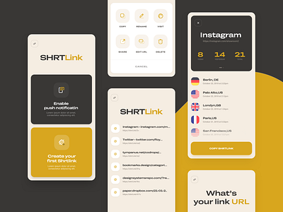 SHRTlink app