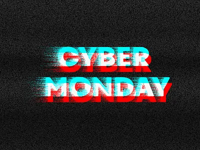 Glitchy Cyber Monday Design badtv cyber cybermonday cybermondaysale glitch glitch art glitch design glitchy photoshoop