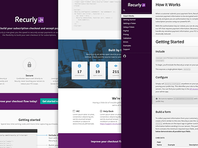 Recurly.js api github landing page open source oss