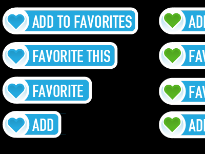 Favorites button favorite