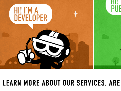 Hi! I'm a developer landing page mochi