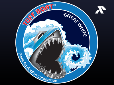 Tuff Boat Logo advertising branding logo design
