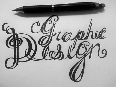 Graphic Design lettering