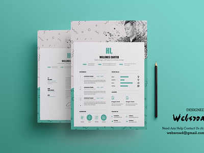 Hire Me Creative Resume & CV Template | websroad branding clerk cool corporate cover creative creative design cv employer interview job letter minimal nurse professional receptionist resumes teacher