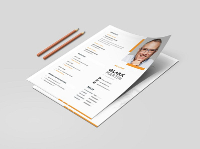 Ruber Creative Resume & CV Template | websroad accountant clerk cool corporate cover creative cv employee interview jobs letter minimal modren nurse professional receptionist resume resumes stylish teacher