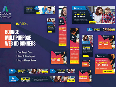 Bounce - Multipurpose Ad Banners | Websroad