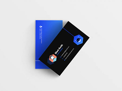 Creative Qlark Smith Business Card Template | Websroad ageny black brand brand identity branding businesscard busniess card clean company coporate creative fashion manipulation marketing modren multipurpose namecard photography simple