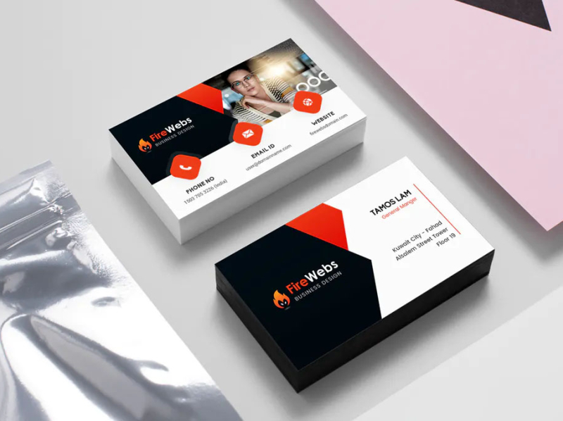 Cosmo Business Card Template | Websroad by websroad on Dribbble