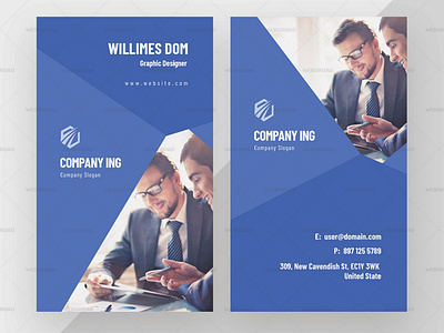 Zero Business Card Modern Design Free PSD Template | Websroad