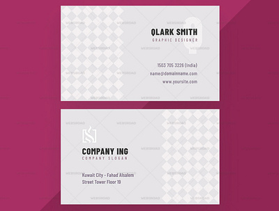 Bedo Flat Elegant Free Business Card Template | Websroad abstract abstract vector brand set branding business businesscard busniess card clean corporate creative fashion identity marketing minimalist modren modren graphic multipurpose simple template