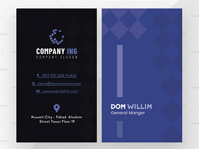 Covert Publisher Business Card Free Template | Websroad