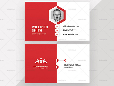 Yumana Advertising Business Card Template Free | Websroad abstract abstract vector barnd set branding businesscard busniess card clean corporate creative elegant fashion graphic identity marketing modren multipurpose namecard simple template