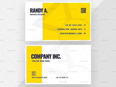 Roney Corporate Business Card Premium Template | Websroad