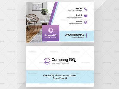Double Sided Elegant Creative Business Card Premium | Websroad