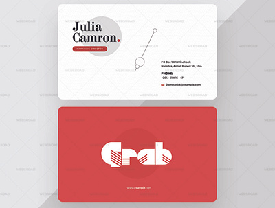 Creative Premium Business Card Template | Websroad abstract abstract vector brand brand identity branding busniess busniesscard clean cool corporate corporate identity creative elegant fashion marketing minimalist modren multipurpose new simple