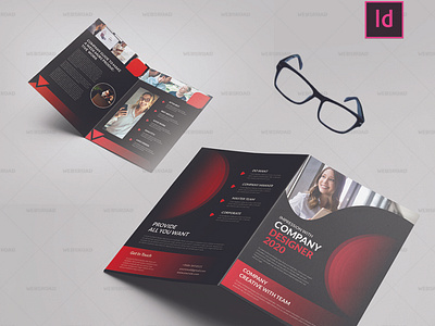 Covrt Business BiFold Brochure Template Free Download | Websroad