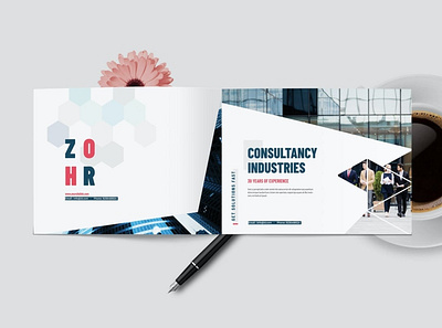 Bloom | Business Magazine Template By Websroad advertising background book brochure business cover isolated journal magazine media modern open page paper template