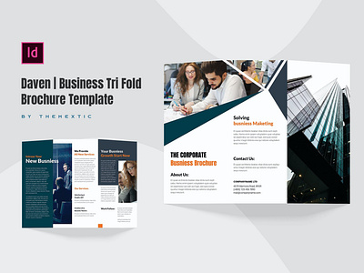 Daven | Business Tri-Fold Brochure Template By Websroad