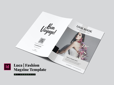 Luca | Fashion Magazine Template By Websroad advertising agency background book brand brochure business corporate cover fashion illustration isolated magazine marketing media modern modren template