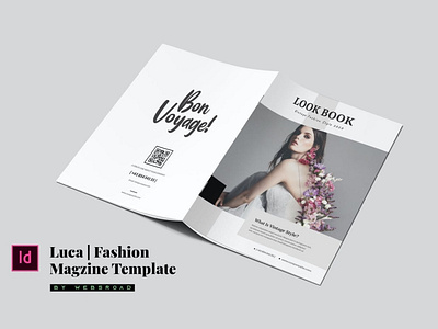 Luca | Fashion Magazine Template By Websroad advertising agency background book brand brochure business corporate cover fashion illustration isolated magazine marketing media modern modren template