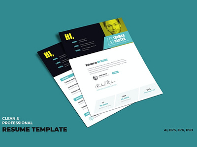 Creative Resume, vCard, CV & Portfolio Template By Websroad