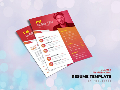 Creative Resume, vCard, CV & Portfolio Template By Websroad