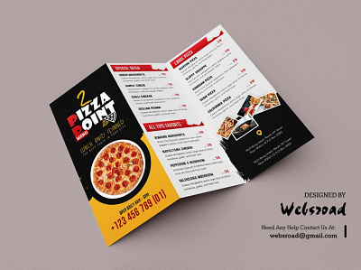 Blumax Restaurants Tri-Fold Menu Template ads advertising agency brand identity branding broucher business creative creative design event food hotel menu menu card pizza pizza menu restaurant restaurant branding stylish