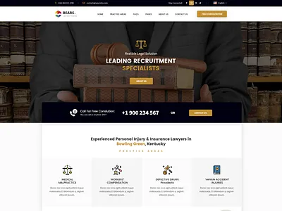 Lawyer & Attorney - Law Firm Website PSD Design accountant advocate attorney barrister business consultant corporate counsel justice law law firm lawyer legal office responsive solicitor