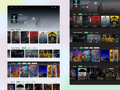 Movies UI Concepts design firstshot movie movie app movies moving ui ui ux ui design uidesign uiux website webui webuiuxdesign
