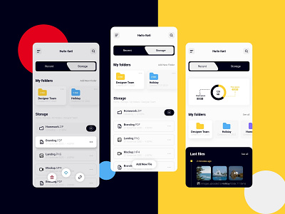 Cloud Storage UI  Concept