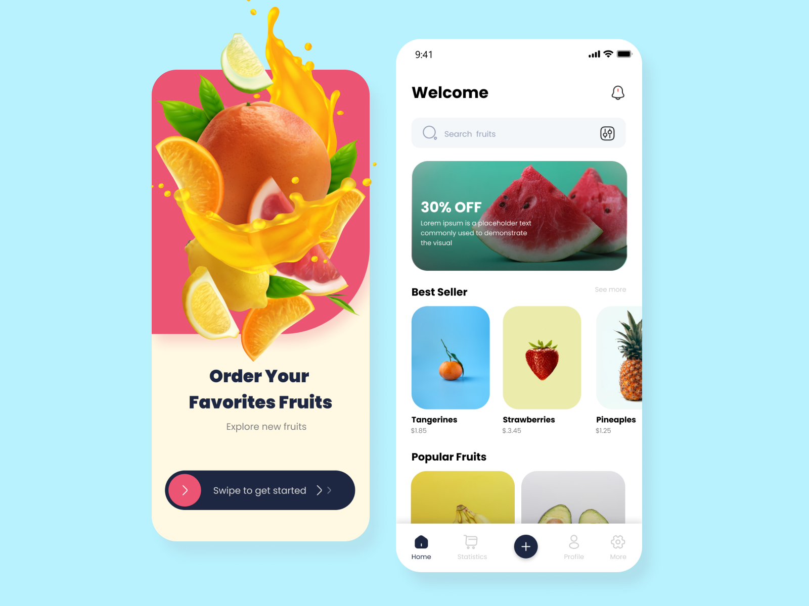 Fresh Fruit Delivery Mobile App 🍊 by Nege on Dribbble