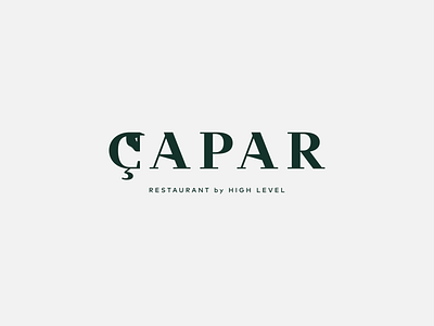 ÇAPAR - Restaurant by High Level azerbaijan baku branding design graphic design horse icon logo typography vector