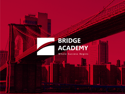 Bridge Academy academy azerbaijan baku branding bridge design education icon logo typography vector