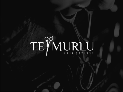 Teymurlu logo branding hair logo stylist