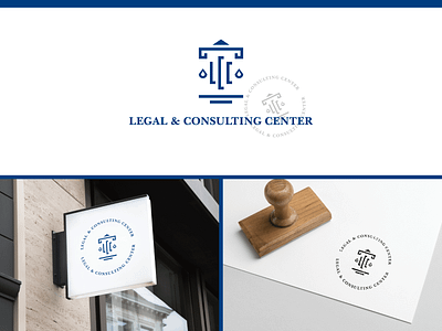 LCC - Legal and Consulting Center azerbaijan baku branding design law legal logo scales