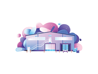 2D Building Illustration