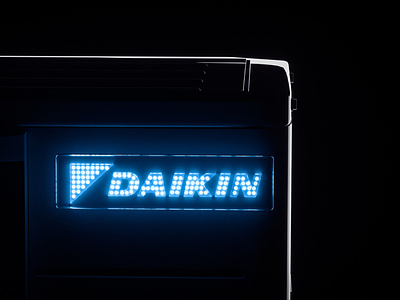 Daikin Hvac Rendering 3d 3d modeling ac art backlight blue c4d cyperpunk dark design gradient hvac illustration led lighting octane render smoke vibe