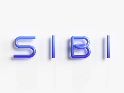 3D Gradient logo design 3d 3d art 3d design 3d modeling art blue branding c4d color design font gradient illustration letter logo octane purple type