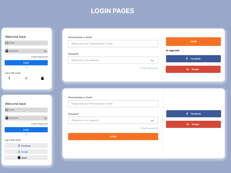Figma Login Page Design UI UX By NIKHIL CHANDRA ROY On Dribbble