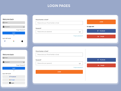 Figma login page design UI/UX figma figma login page ui ux